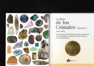 LA BIBLIA DE LOS CRISTALES VOL. 3 - HALL - 250 NUEVAS PIEDRA - SBS Librerias