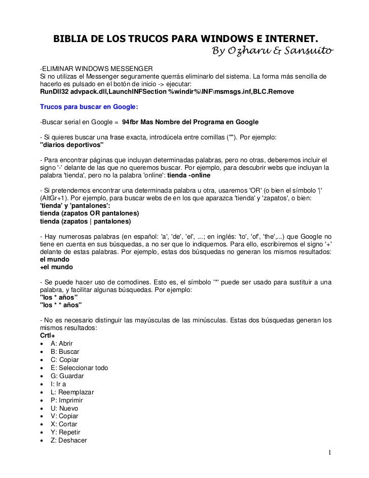 Biblia De Los Trucos Para Windows E Internet Apexwallpaperscom | biblia de los trucos para windows e internet Biblia De Los Trucos Para Windows E Internet Apexwallpaperscom | biblia de los trucos para windows e internet