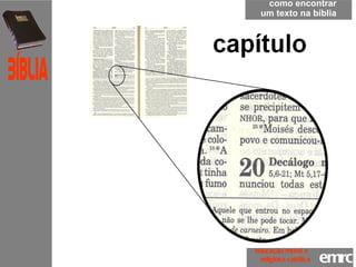como encontrar um texto na bíblia emrc Católica Bíblia educação moral e  religiosa católica 