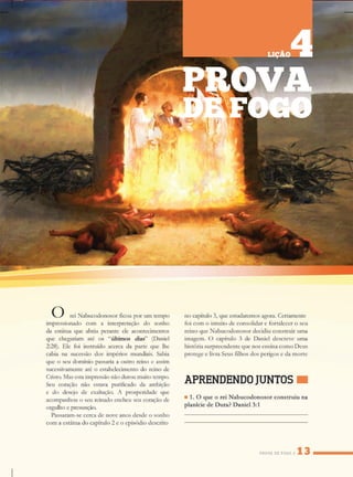 PROVADEFOGO
PROVA
DEFOGO
LIÇÃO4
 