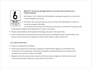 La charte Bib Lib illustrée