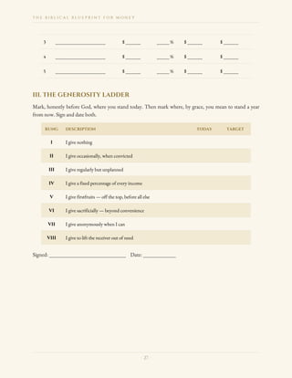 Generosity Ladder The Biblical Blueprint for Money: Stewardship, Generosity, and ...