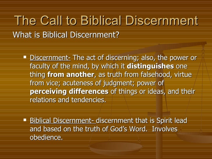 Biblical Discernment01