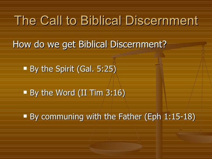 Biblical Discernment01