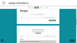 sabda.id/badeno
 