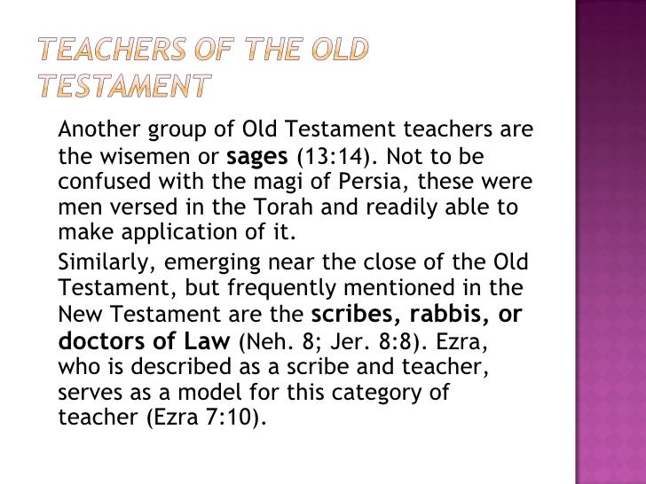 Biblical foundations of christian education (3)