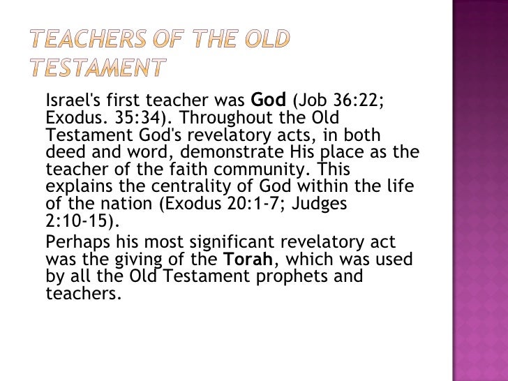 Biblical foundations of christian education (3)