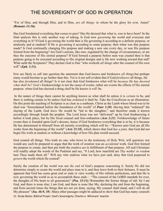 God the Son is dissatisfied, and that 