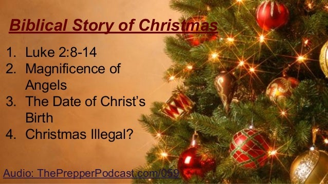 Biblical story of christmas