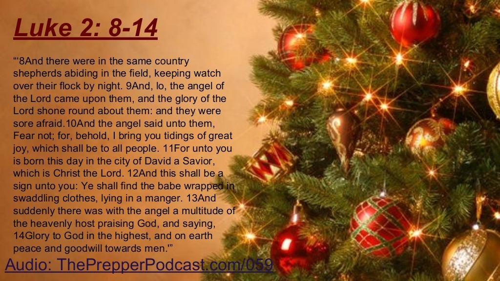 Biblical story of christmas