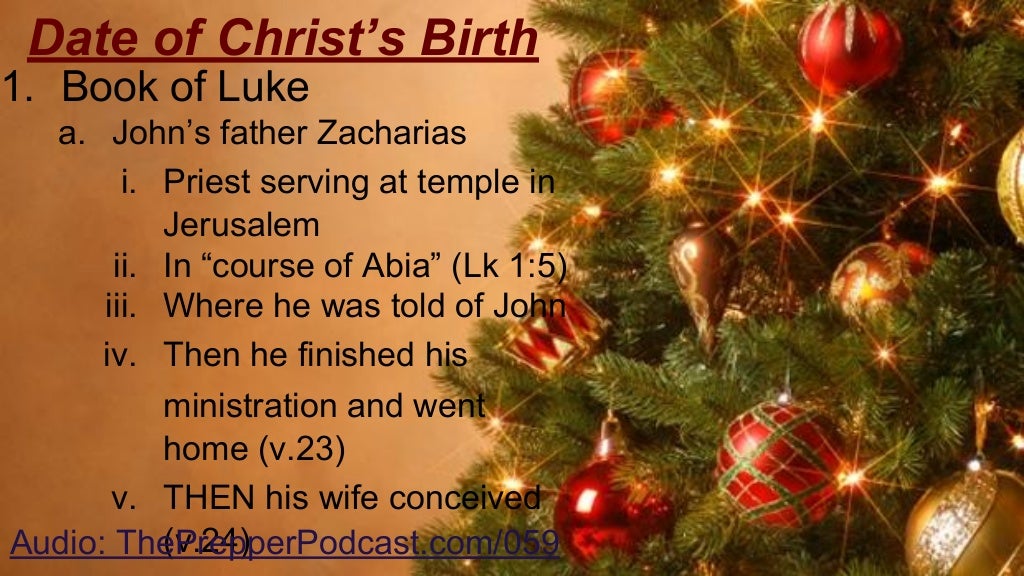 Biblical story of christmas