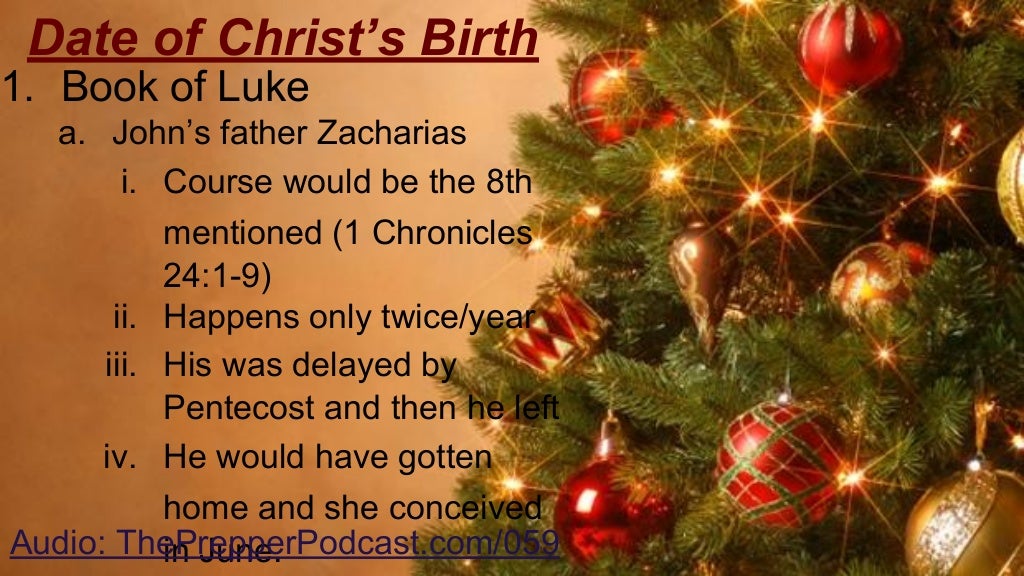 Biblical story of christmas