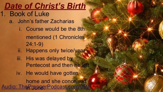 Biblical story of christmas