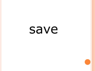 save
 