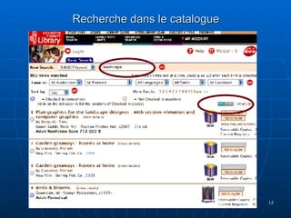 Recherche dans le catalogue 