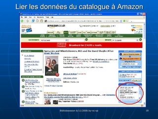 Lier les données du catalogue à Amazon   