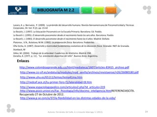 BIBLIOGRAFÍA M 2.2                                     …             …        …



Lazaro, A. y Berruezo, P. (2009). La pi...