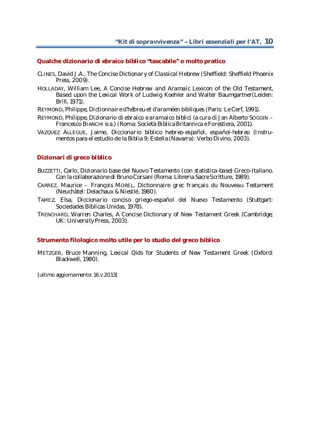 Dizionario Ebraico Italiano Pdf