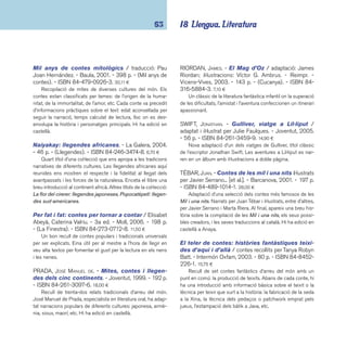 coneixements 64 
TWAIN, MARK. - Las aventuras de Tom Sawyer. - 
Ediciones SM, 1997. - 284 p. - (Clásicos universales). 
- ISBN 84-348-5206-3. 18,30 ¤ 
Un clàssic de la novel·la d’aventures on l’amistat, la intriga, 
l’astúcia i l’amor per la justícia acompanyen en tot moment els 
tres protagonistes. 
WATERS, FIONA. - Contes de màgia d’arreu del 
món. - RBA: La Magrana, 2003. - 91 p. - (Samarkan-da). 
- ISBN 84-8264-474-2. 15,00 ¤ 
“Kaldoon el fetiller”, de Transilvània, “La sopa encantada”, 
d’Alemanya i “El clavell daurat”, d’Itàlia són alguns dels dotze 
relats recollits en aquesta obra il·lustrada. Totes les històries 
tenen en comú elements fantàstics com ara bruixes, transfor-macions, 
encanteris i malediccions que fan realitat els desitjos 
humans. Hi ha edició en castellà. 
 