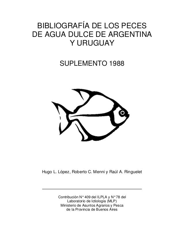 Bibliografia Peces 1988