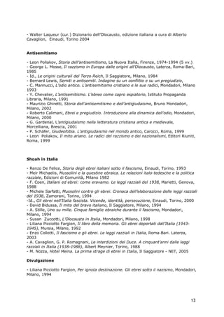 Alessandra Chiappano: La didattica della Shoah in Italia (con guida ...