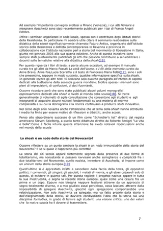 Alessandra Chiappano: La didattica della Shoah in Italia (con guida ...