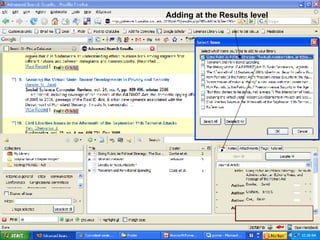 Adding at the Results level 