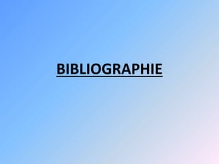 BIBLIOGRAPHIE
 