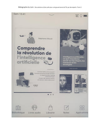 BibliographieduLivre:Dessolutionsetdesoutilspourunegouvernancedel’IA,pardesexperts.Tome2.
22
 