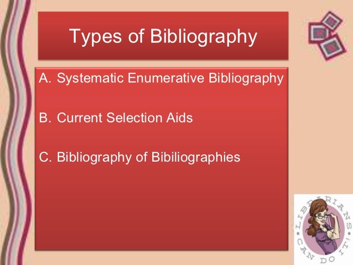 bibliographies