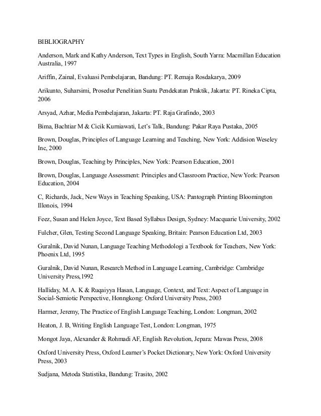 Bibliography