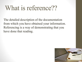 bibliography and references | PPTX