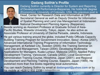 Law/Regulation www.dadangsolihin.com No Foundational Law/   Regulation   Contents  o f Assesments   20 Permendagri 16/2007 tentang  Evaluasi Raperda APBD dan Raperkada Penjabaran APBD  21 Permendagri 23/2007 tentang  Pengawasan a tas Penyelenggaraan Pemerintahan Daerah   22 Permendagri 28/2007 tentang  Norma Pengawasan dan Kode Etik Pejabat Pengawas Pemerintah   