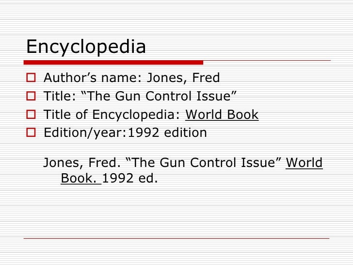 Format of notecards for a research paper