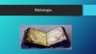 Bibliología 
 