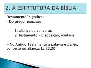 Bibliologia aula 1
