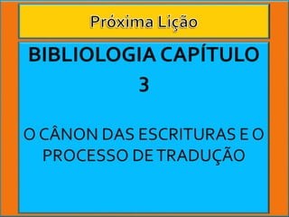 Bibliologia aula 2