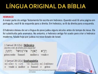 Departamento de Teologia da Assembléia de Deus de Caçapava-SP - Curso Básico
CETADEB 30
 