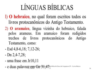 Departamento de Teologia da Assembléia de Deus de Caçapava-SP - Curso Básico
CETADEB 34
 