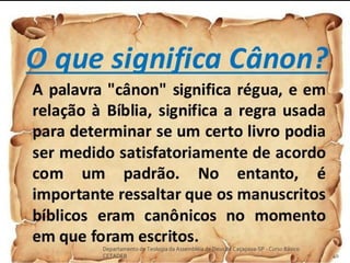 Departamento de Teologia da Assembléia de Deus de Caçapava-SP - Curso Básico
CETADEB 40
 