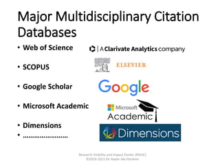 Ale Database Essential Steps to Write a Bibliometric Paper | PDF