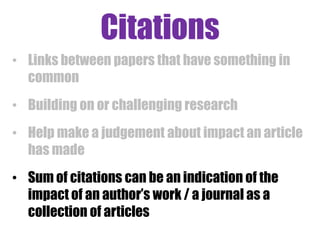 Web of Science 
• Provided by Thomson Reuters. 
• Includes the Sciences, Social Sciences, Arts & 
Humanities & Books Citation Indexes. 
• Indexes about 11,800 journals, plus conference 
proceedings. 
• Approximately 5,000 journals covering arts, 
humanities and social sciences. 
 