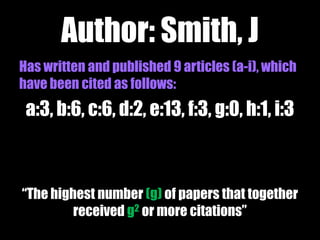 Demo 
JCRs 
Journal Impact Factors 
 