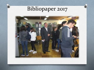 Bibliopaper 2017
 
