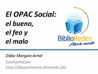 Presentación BiblioRedes