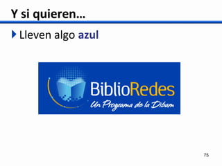 Presentación BiblioRedes