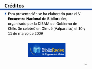 Presentación BiblioRedes