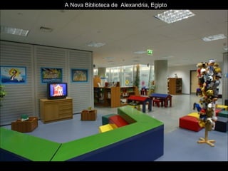 A Nova Biblioteca de  Alexandria, Egipto 