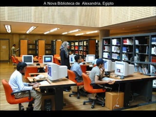 A Nova Biblioteca de  Alexandria, Egipto 