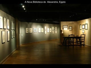 A Nova Biblioteca de  Alexandria, Egipto 